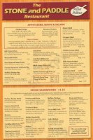 Stone Paddle menu