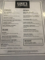 Luke's 32 Bridge menu