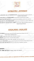 Trattoria Di Sandro menu