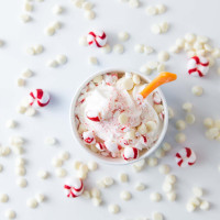 Orange Leaf Frozen Yogurt food