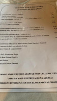 Ca La Pepa menu