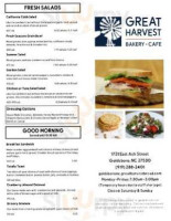 Great Harvest Bread Company food