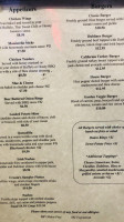 Cronin Phelan's menu