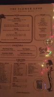 The Flower Shop menu