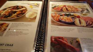 Red Lobster menu