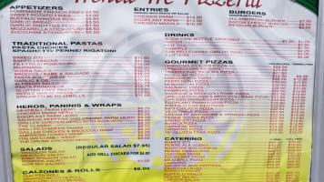 Trenta Tre Pizzeria menu