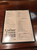 The Corner Tavern menu