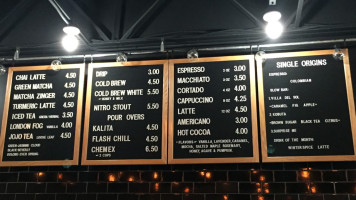 The Seed. Coffee Juice menu