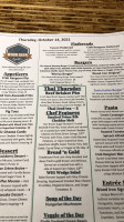 Wood Iron Grille menu