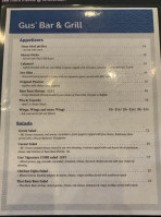 Gus's Pub menu