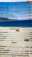 Chiringuito Rios menu