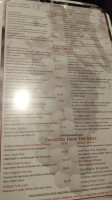 Elizabeths Bar Restaurant menu