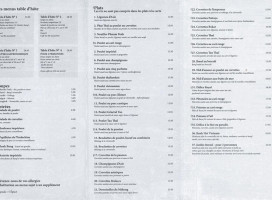 Paradis D'asie menu