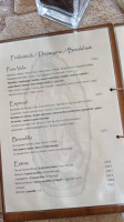 Pura Vida menu