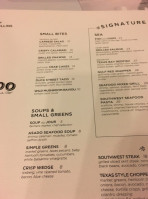 Asado Seafood Grill menu