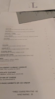 Talulla menu