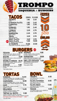 Trompo Taqueria Burgers food