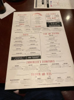 Zuckerello's menu