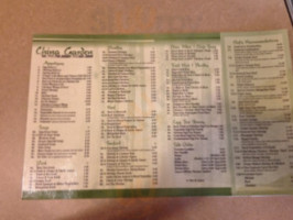 China Garden menu