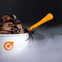 Orange Leaf Frozen Yogurt food