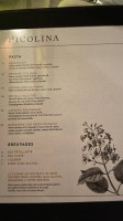 Picolina menu