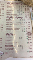 Bio Beach Club menu