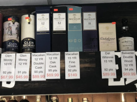 Cask Wine Shop menu