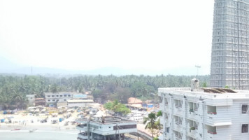 Naveen Beach Restaurant, Murudeshwar outside