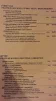 La Forchetta menu