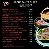 Beque Korean Grill food