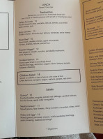 Cafe Tola menu