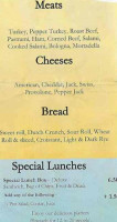 Cheese N' Stuff menu