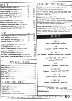 City Market Sushi menu