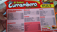 El Sabor Currambero menu