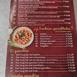 China Dragon Hazerswoude-dorp menu