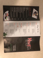 Ninja Cafe Blacksburg menu