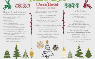 De La Posada De San Jose menu