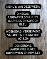 Het Hoekje menu