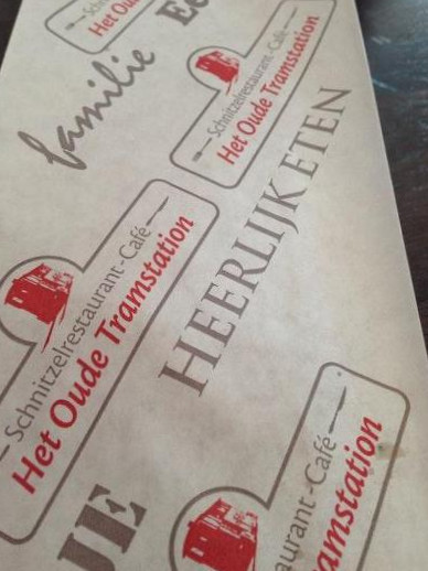 Het Oude Tramstation Speisekarte