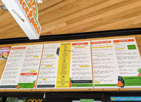 Juiceland Palm Way menu