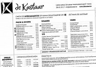 De Kastaar Carte