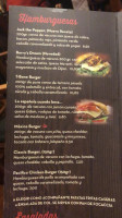 Jack The Pepper Gandia menu