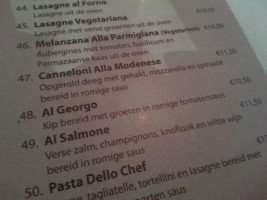 Il Bambino Zundert menu