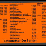 Eetcounter De Banjer Peize Carte