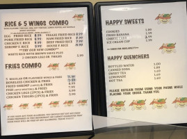 Happy Bowl menu