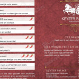 Keyzer Palace Chinees Japans Wok Carta