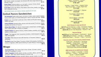 Pemberton Farms Marketplace menu