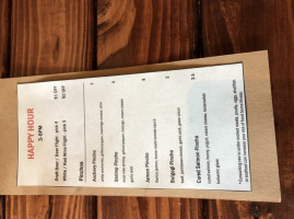 Tapas Lab menu