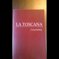 Pizzeria La Toscana menu