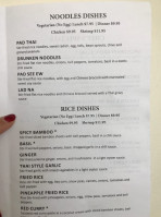 Thai Singha House To Go menu